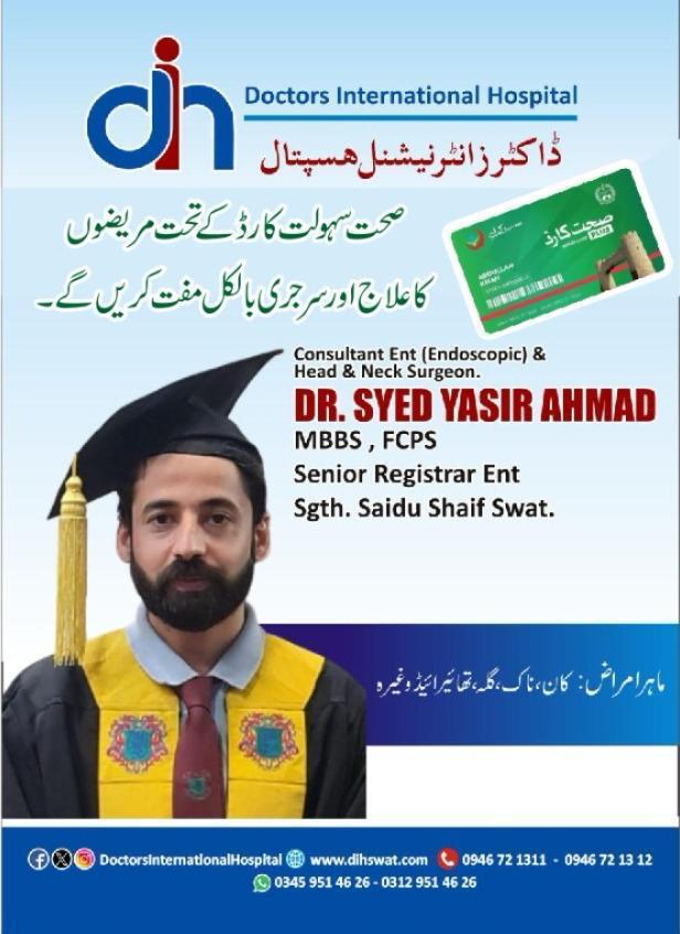 Dr. Syed Yasir Ahmad